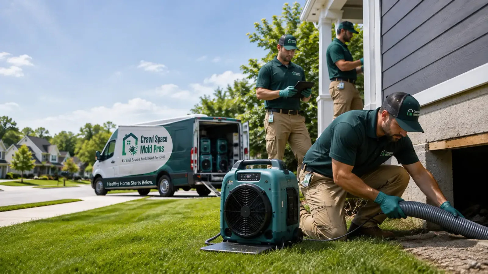 Crawl Space Mold Removal in Silverwood, MI